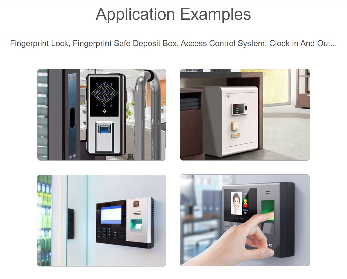 Coolwell High Precision Capacitive Fingerprint Reader Module Dual Ports UART USB for Enrolling Image Processing Matching and Searching - View 6 of 7