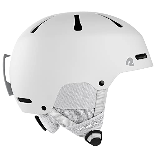 Retrospec Retrospec Comstock Ski Helmet: Adjustable Snowboard Helmet for Adults & Youth with Breathable Vents & Protective Shell