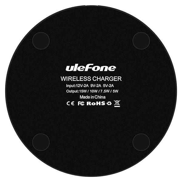 Ulefone Ulefone UF005 Wireless Charger Qi Certified 15W Fast Charging Pad Compatible with Power Armor 14 14 Pro 13 18T 19T and More - View 5 of 7
