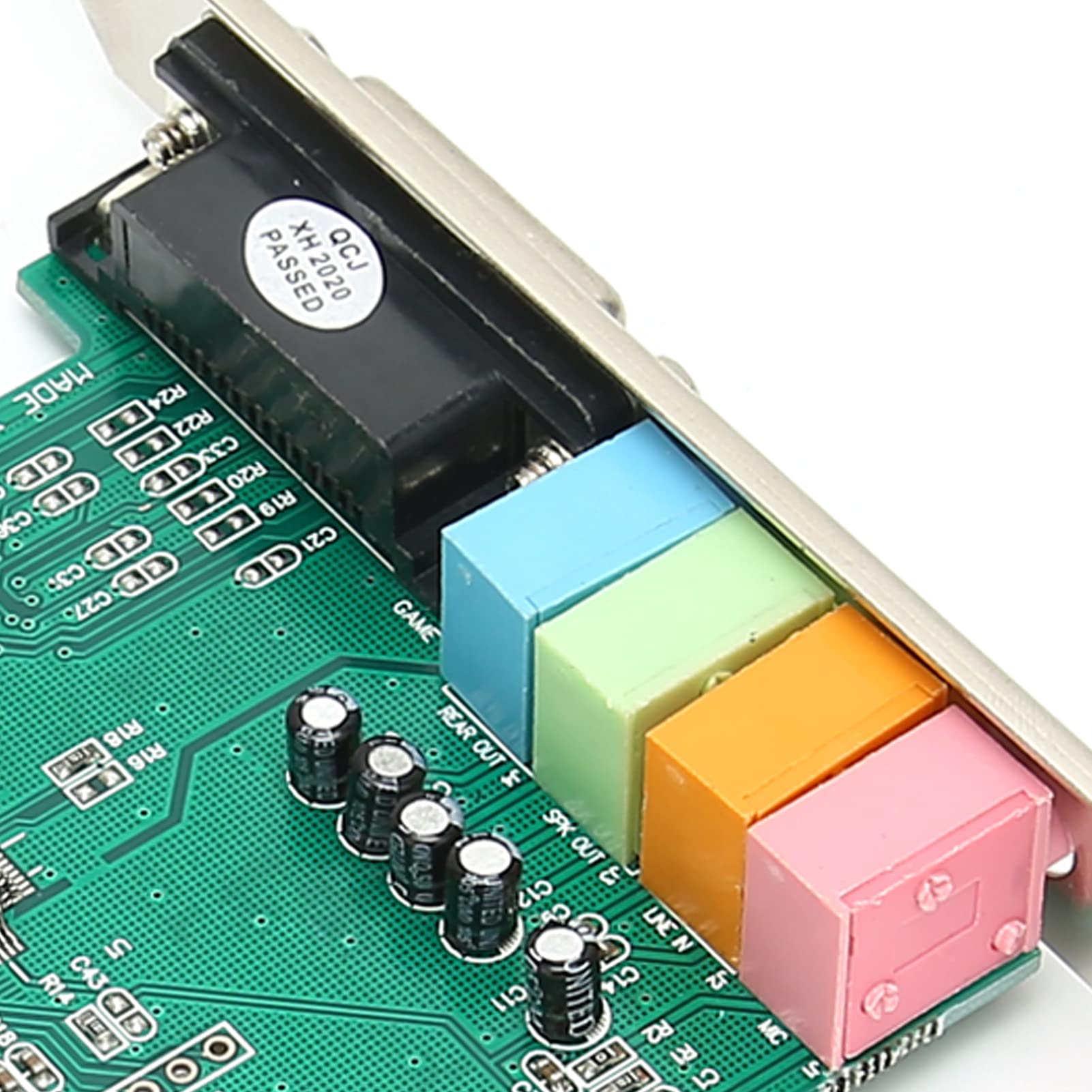 PUSOKEI 120dB PCI Sound Card 4 Channel Surround Sound Full Duplex Playback for Windows 98 2000 XP NT with 3D A3D DLS EAX SPDIF OUT Support - View 5 of 9