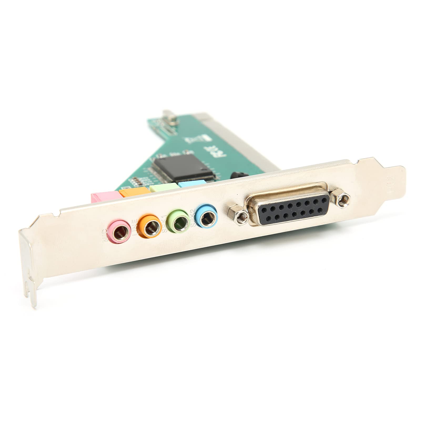 PUSOKEI 120dB PCI Sound Card 4 Channel Surround Sound Full Duplex Playback for Windows 98 2000 XP NT with 3D A3D DLS EAX SPDIF OUT Support - View 7 of 9