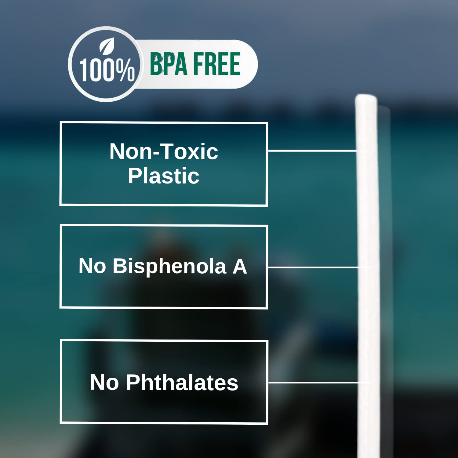 Hydro Energy Hydro Energy Replacement Straws for Hydro Flask Wide Mouth Water Bottle 6 Straws and 2 Brushes Included 9.5 Inch - View 5 of 8