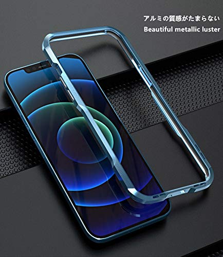 HENGHUI HENGHUI iPhone 13 Aluminum Bumper Case Metal Frame Shock Absorbent Slim Cool Design Black - View 5 of 7