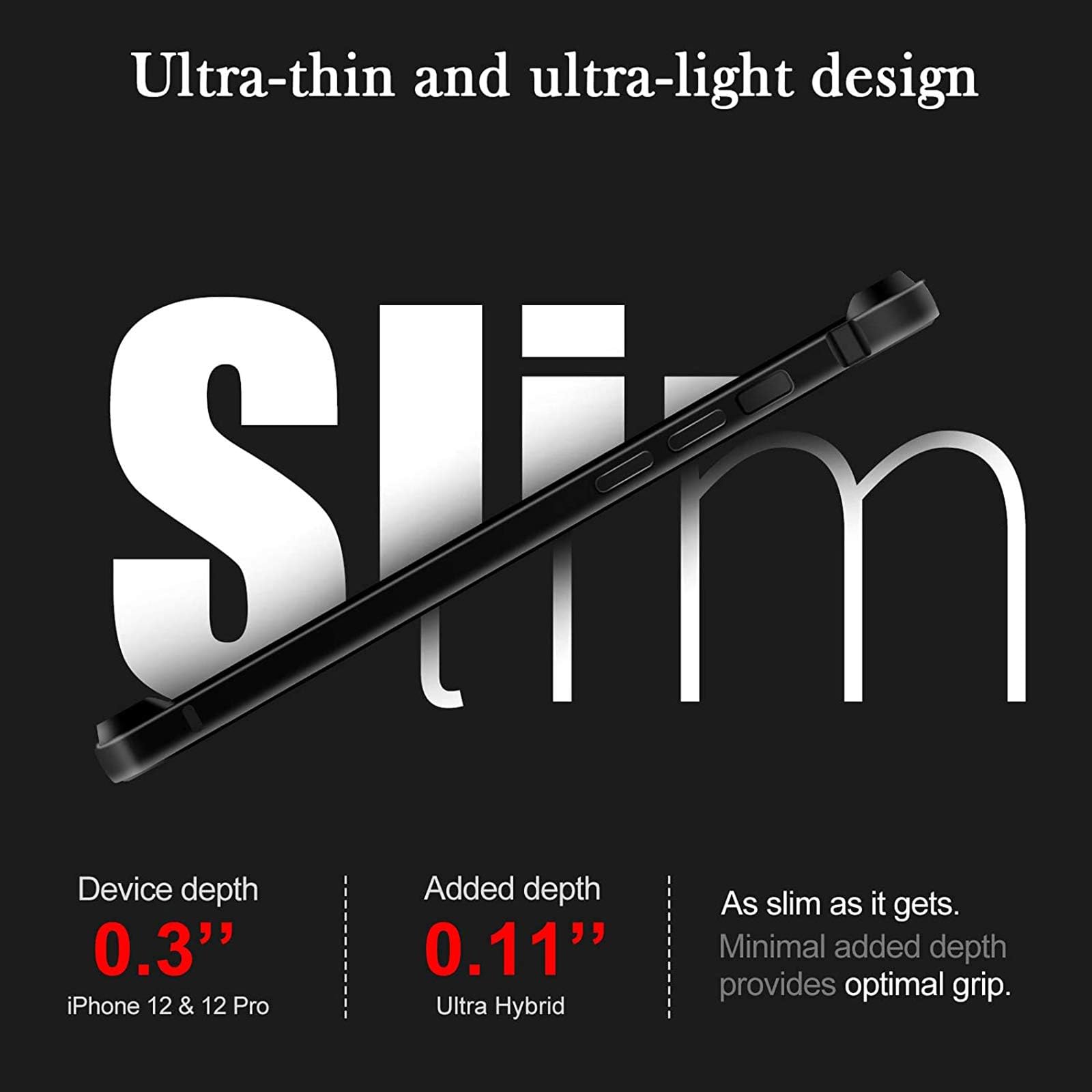 AOPNN Aluminum Metal Bumper Frame Case for iPhone 13 Pro Slim Hard Armor with Soft Inner and Raised Edge Protection Black 61 Inch - View 8 of 8