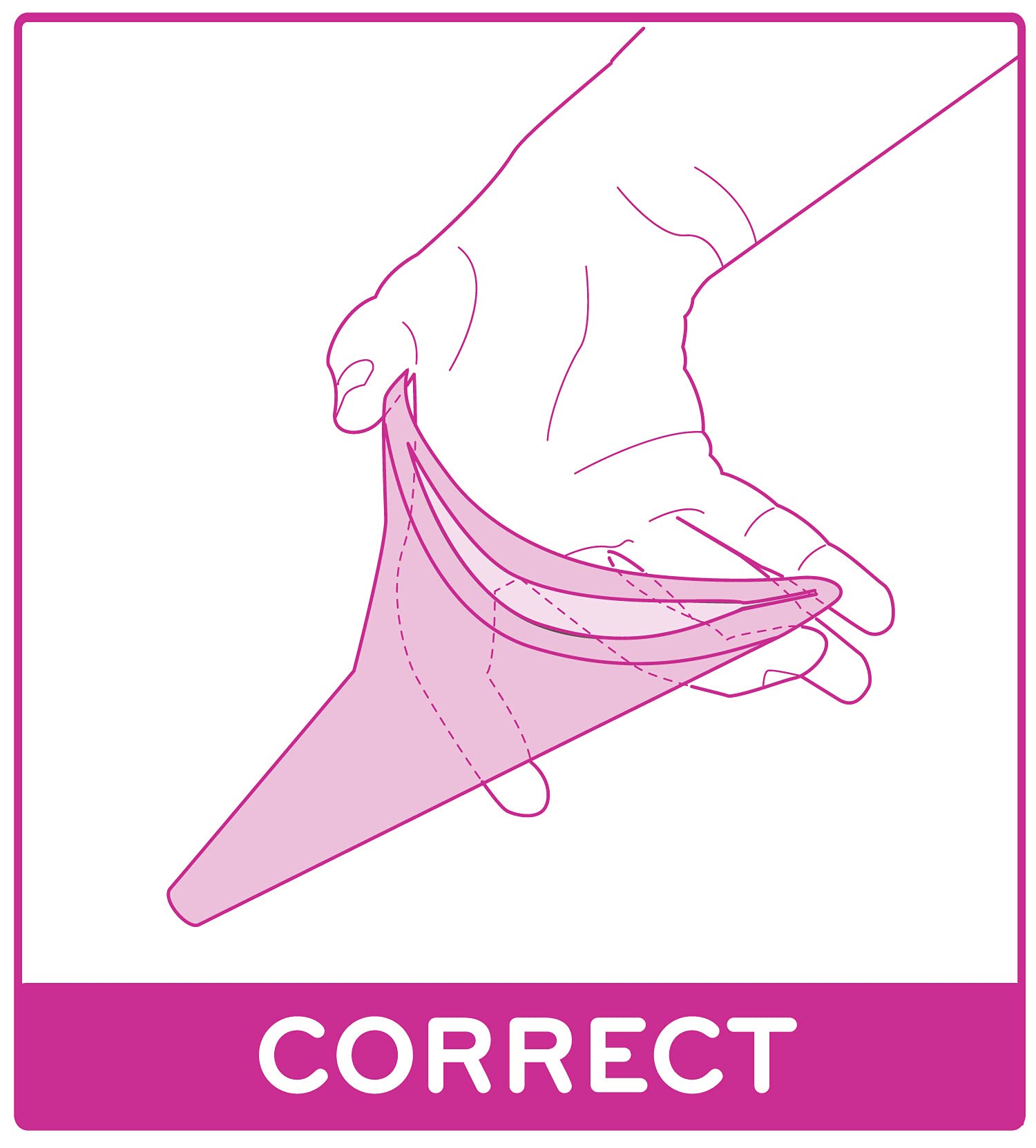 GoGirl GoGirl Female Urination Device Portable Urinal for Women Soft Flexible Reusable Pee Funnel Medical Grade Silicone Made in USA Pink - View 5 of 7