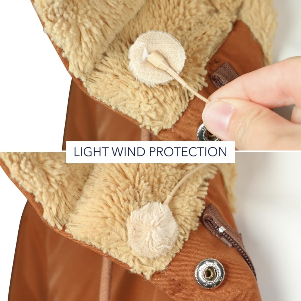 URSA Straps URSA Plush Circles 5mm Short Fur LAV Covers Super Soft Reusable 25mm Diameter 9 Circles 30 Stickies Beige - View 5 of 6