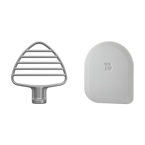 KitchenAid KitchenAid Pastry Tilt Head Stand Mixer Beater Attachment - Silver | Perfect Baking Tool - View 6 of 8