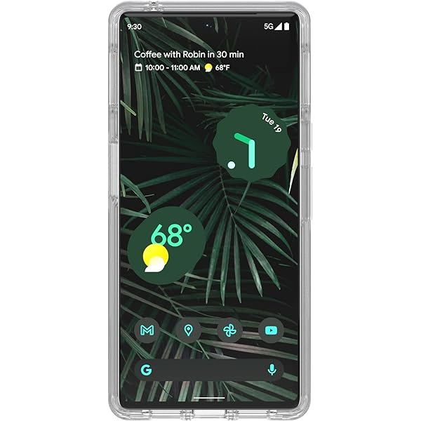 OtterBox OtterBox Pixel 6 Pro Symmetry Series Case - CLEAR, ultra-sleek, wireless charging compatible, raised edges protect camera &amp; screen - View 2 of 6