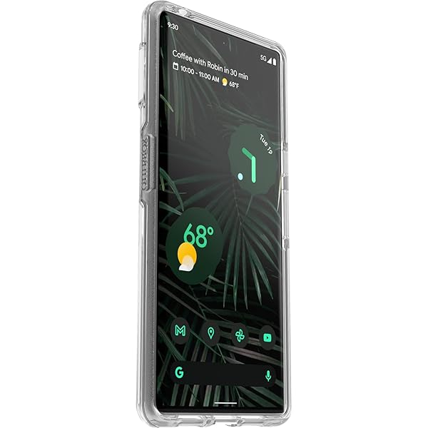 OtterBox OtterBox Pixel 6 Pro Symmetry Series Case - CLEAR, ultra-sleek, wireless charging compatible, raised edges protect camera &amp; screen - View 5 of 6