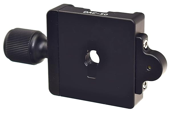 Desmond Photographic "Desmond DAC-50 50mm QR Clamp with 1/4" Adapter - Arca-Swiss Compatible Tripod Head Quick Release" - View 5 of 6