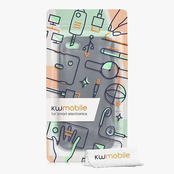 kwmobile kwmobile TPU Silicone Case for iPhone SE (1st Gen), iPhone 5 & 5S - Dark Slate Soft Finish Phone Cover - View 7 of 7