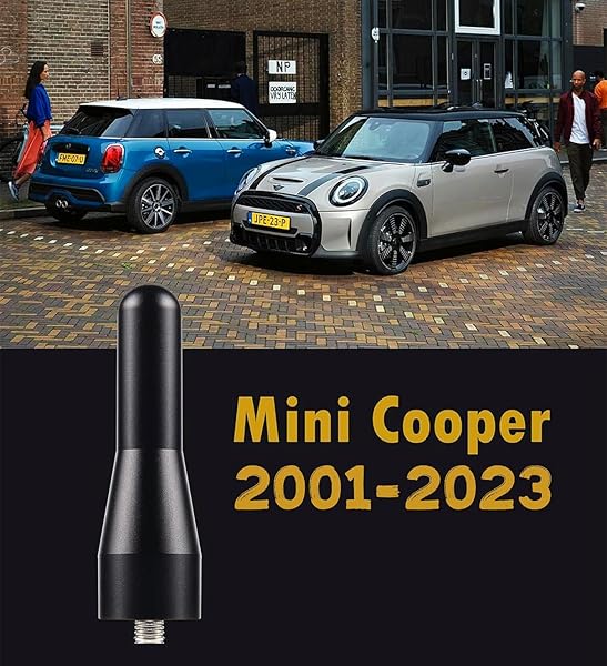 RCHFLI Mini Cooper Car Antenna Replacement: 2-Inch Short Antenna for 2001-2023 Models - View 6 of 8