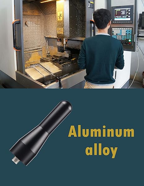 RCHFLI Mini Cooper Car Antenna Replacement: 2-Inch Short Antenna for 2001-2023 Models - View 8 of 8