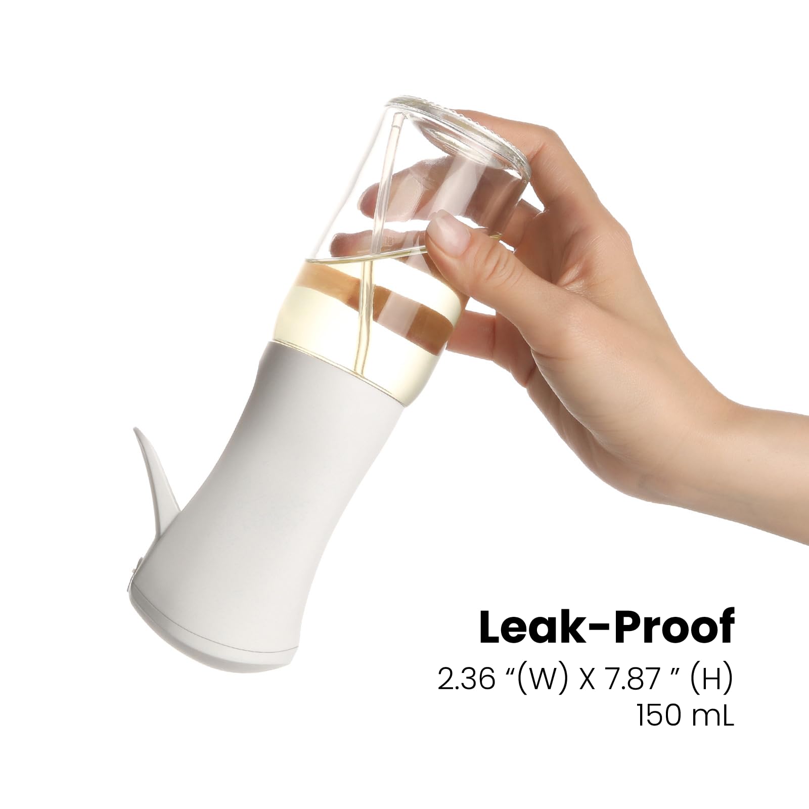 Mistifi Mistifi Oliver Oil Sprayer Set of 2 Non-Aerosol Refillable 6oz Cooking Spray Bottle for Easy Oil Dispensing - View 6 of 9