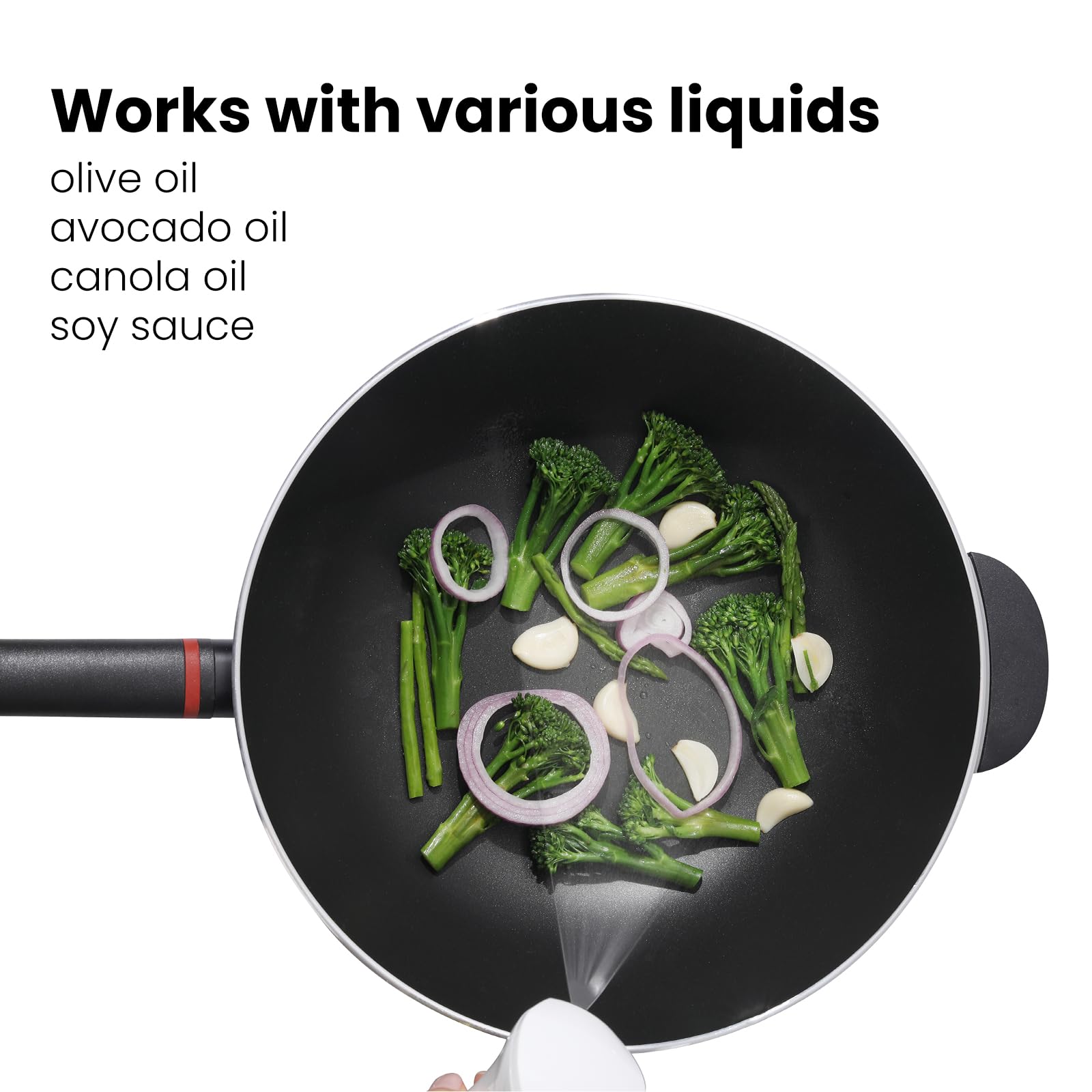 Mistifi Mistifi Oliver Oil Sprayer Set of 2 Non-Aerosol Refillable 6oz Cooking Spray Bottle for Easy Oil Dispensing - View 9 of 9