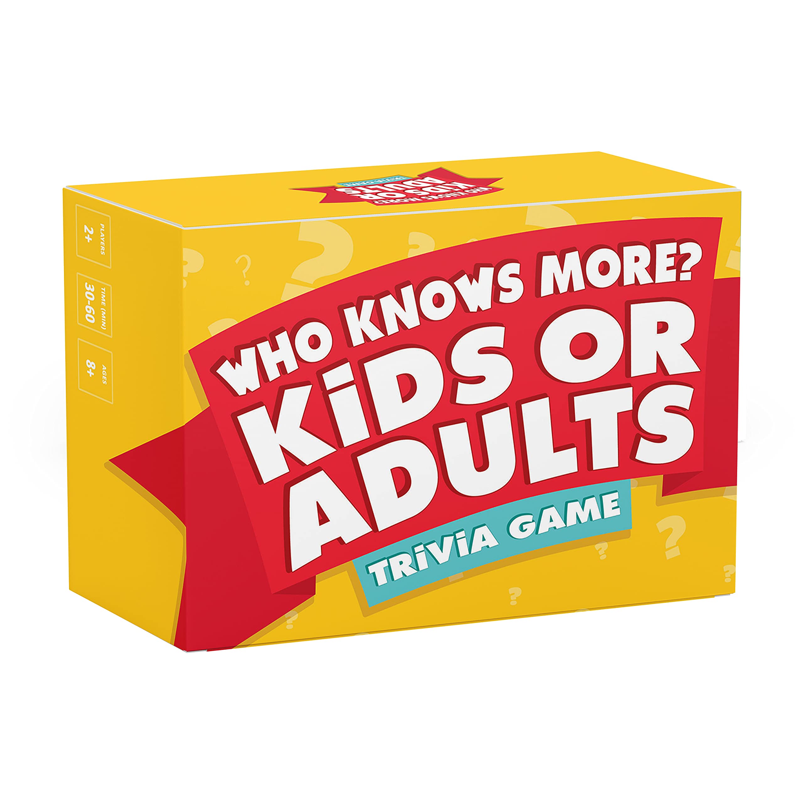 WHO KNOWS MORE? KIDS OR ADULTS Who Knows More Kids or Adults Ultimate Trivia Game for Family Fun Party Game for Kids Teens and Adults