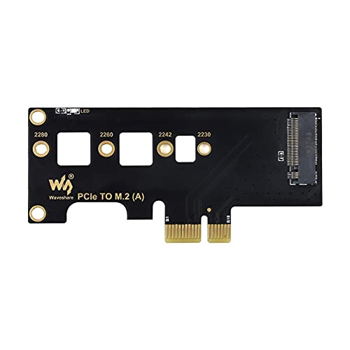 PCIe to M.2 Adapter for Raspberry Pi CM4 - Boost SSD Speed & Compatibility with All M.2 Sizes