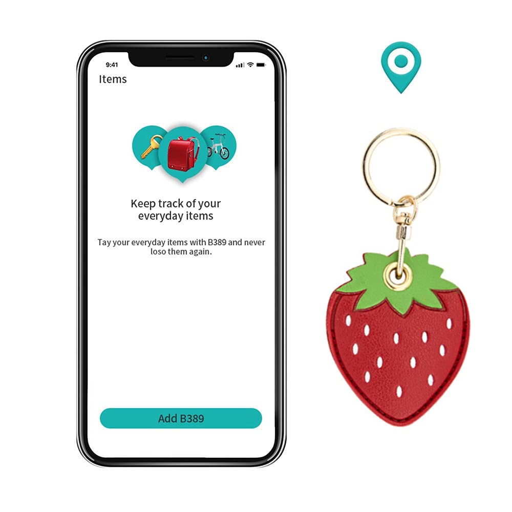 Tomcrazy Tomcrazy 2 Pack 3in1 Cartoon Protective Case for Airtag Samsung Galaxy SmartTag Tile Mate Eufy Keychain Key Finder Strawberry Lemon - View 6 of 8