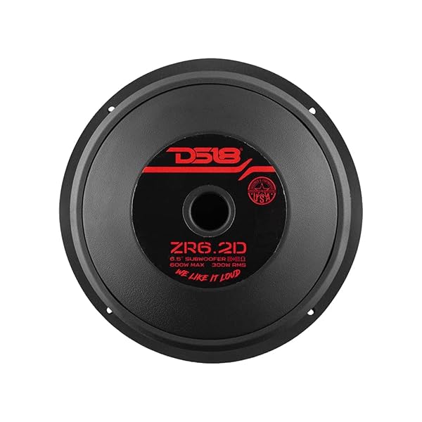 DS18 "DS18 Elite-Z ZR6.2D 6.5" Car Subwoofer - 600W Dual Voice Coil for Powerful Bass" - View 11 of 11