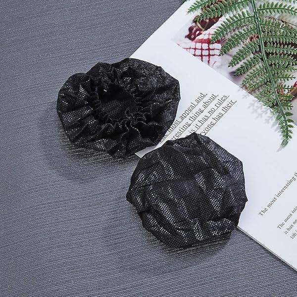 TENGYES 400 PCS Disposable Microphone Hygiene Covers - Non-Woven Black Windscreen for KTV & Karaoke - View 4 of 7