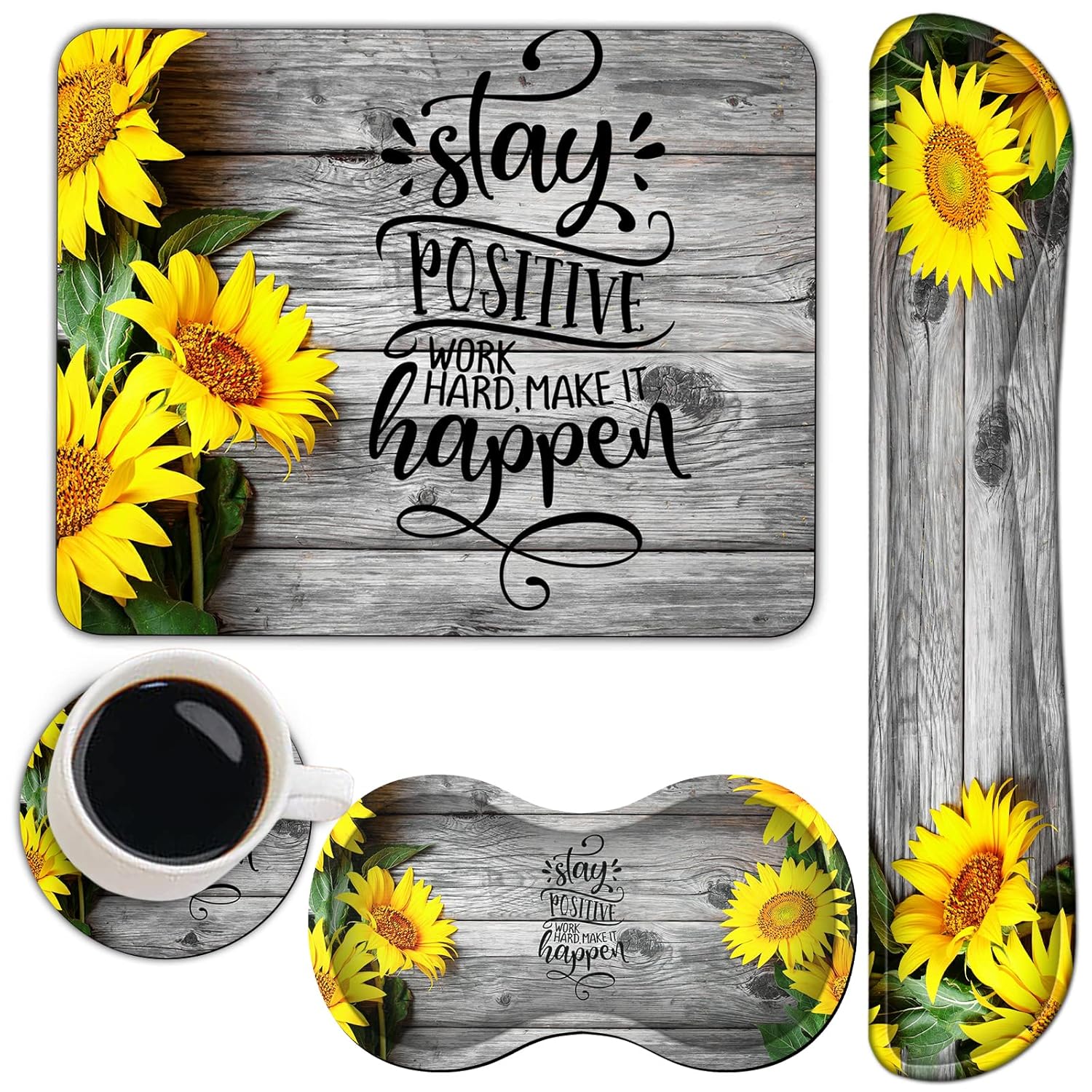 SDFCVBTYU Ergonomic Leopard Print Keyboard and Mouse Wrist Rest Set with Coaster for Home Office Gaming Comfort - View 9 of 9