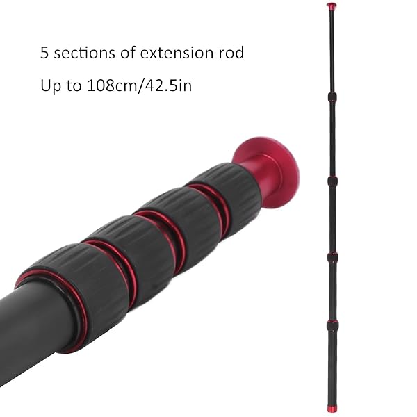 VBESTLIFE "Professional Aluminum Alloy Camera Monopod 33.5-108cm - Universal 1/4" Screw Tripod Extension Rod" - View 6 of 11