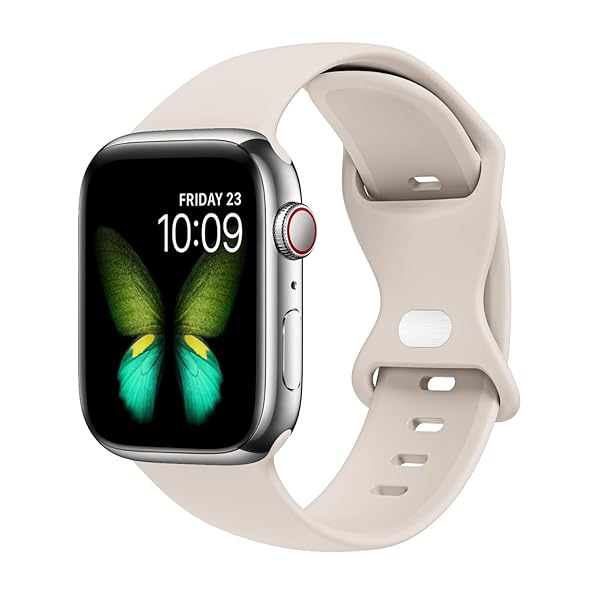 Tighesen Buy Tighesen Sport Bands for Apple Watch Ultra 2/SE & Series 1-9 - Silicone, Multiple Sizes & Colors Available! - View 3 of 9