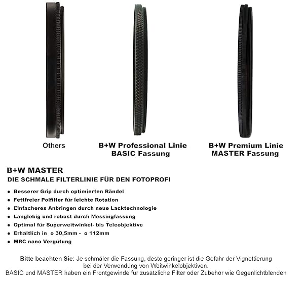 B+W Buy B+W 67mm Master Clear MRC Nano 007M Glass Filter - Premium Lens Protection - View 9 of 9