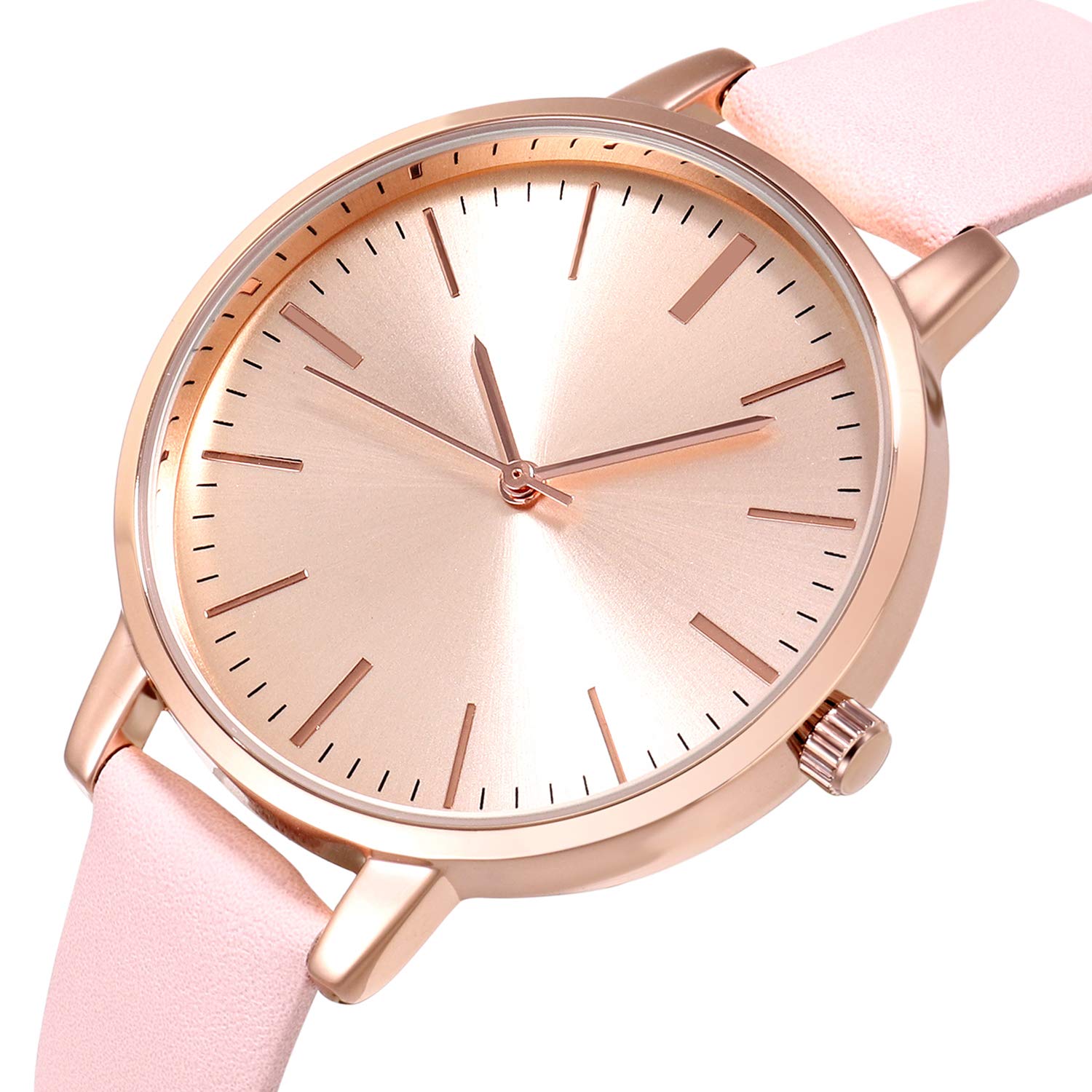 KIMOMT KIMOMT Women's Luxury Quartz Watches Waterproof Leather Band Fashion Wristwatch for Ladies - View 2 of 8