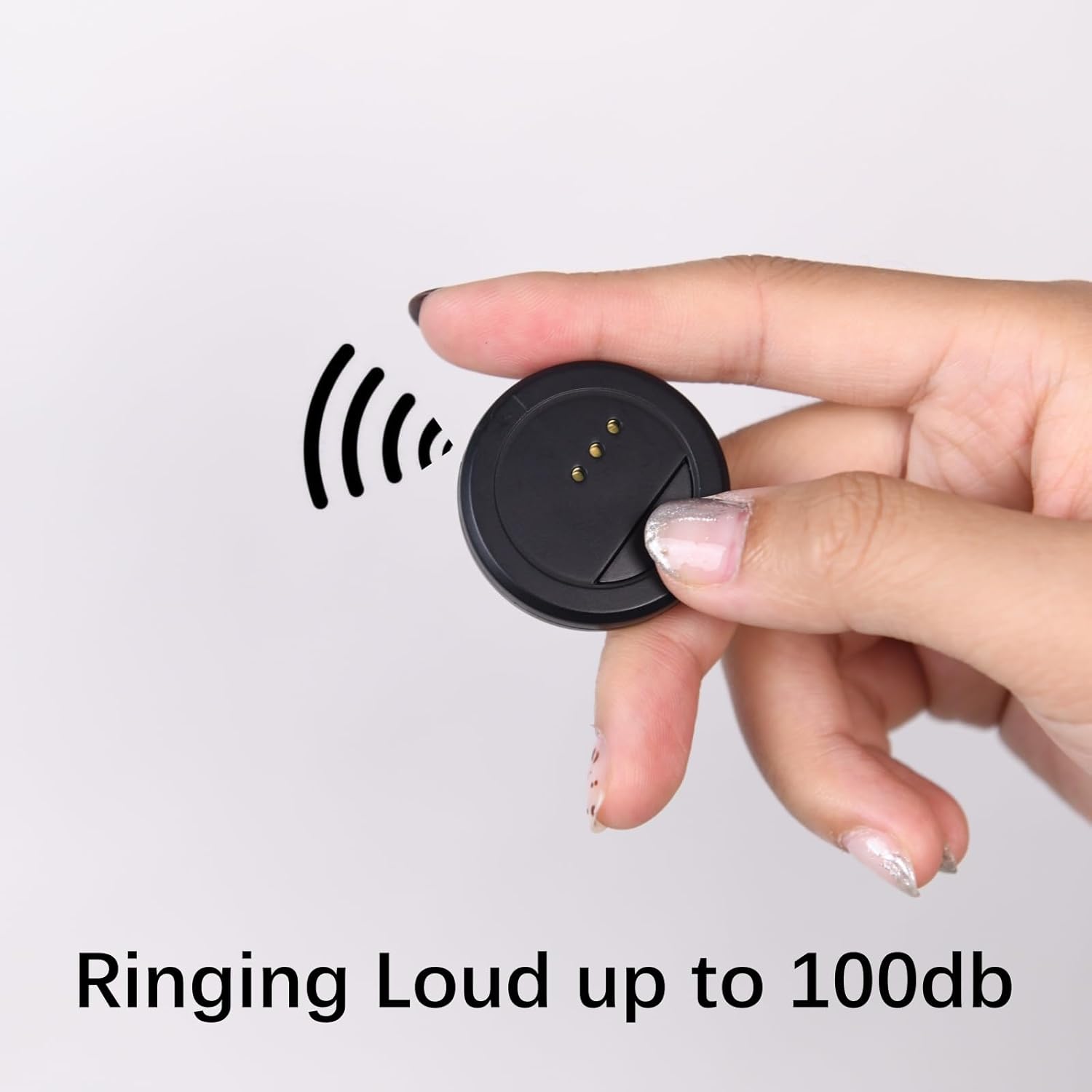 Nutale Nutale Bluetooth Key Finder Smart Tag Tracker 4-Pack for Keys Luggage Backpacks iOS Android Compatible Black - View 3 of 9