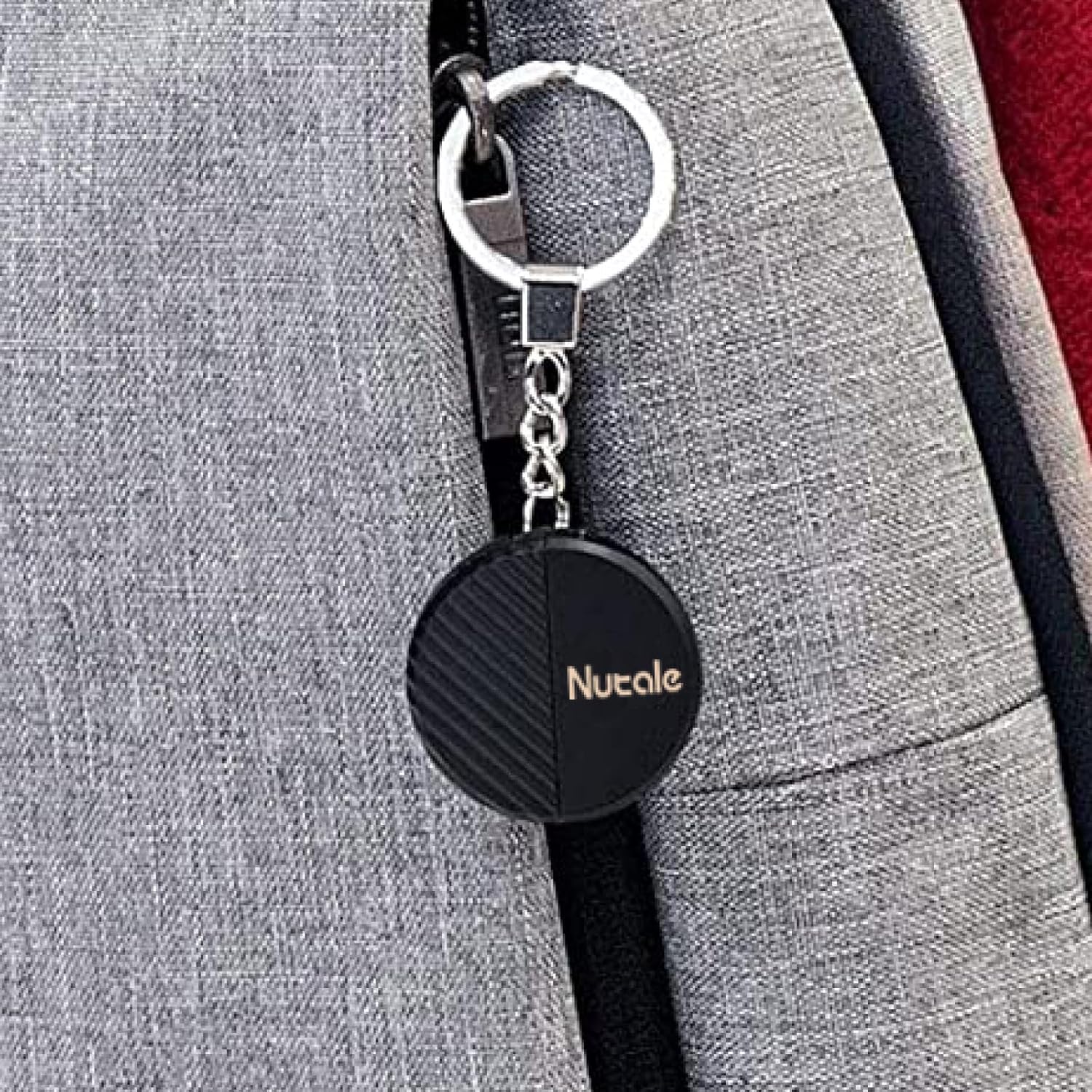 Nutale Nutale Bluetooth Key Finder Smart Tag Tracker 4-Pack for Keys Luggage Backpacks iOS Android Compatible Black - View 8 of 9