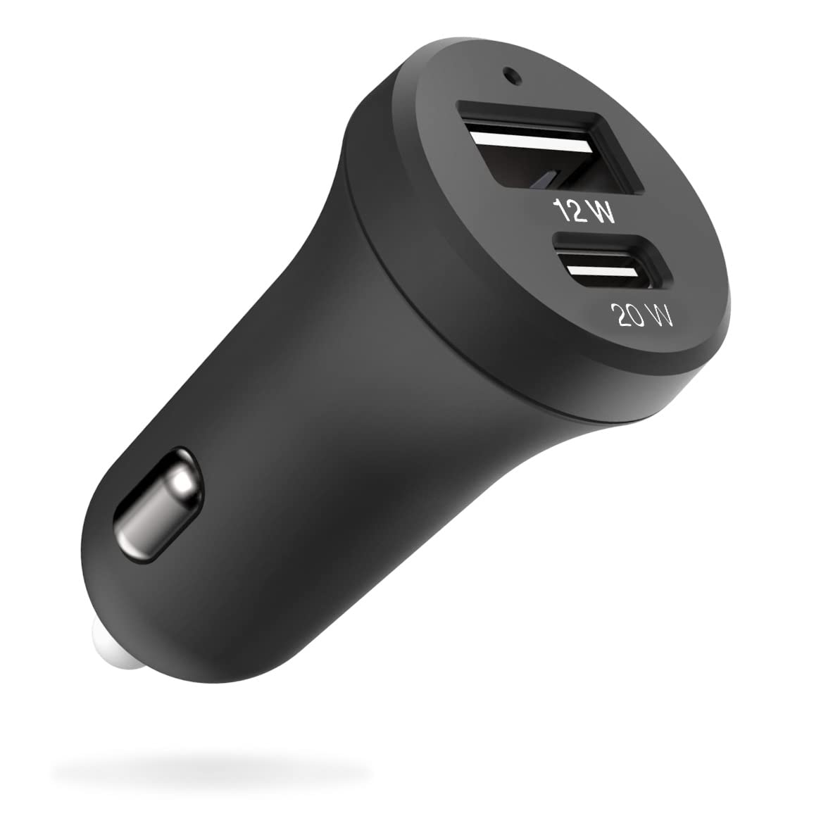 Smartish Smartish 2-Port USB Car Charger - 4.8A Quick Charge for iPhone, Android & All USB Devices - Fast Volt 45 in Sleek Black