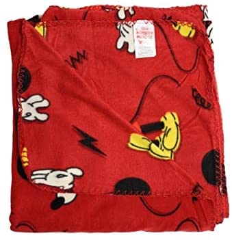 UPD Mickey Mouse Fleece Throw Blanket Soft Cozy Plush Lightweight Fabric for Kids Bedroom Decor 45x60 Inches - View 4 of 5