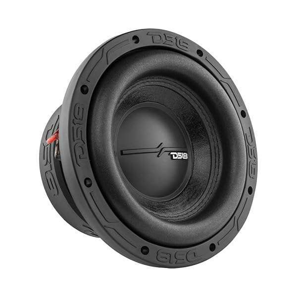 "DS18 ZR8.4D Elite-Z 8" Car Subwoofer - 900W Dual Voice Coil 4-Ohm DVC Speaker for Powerful Bass"