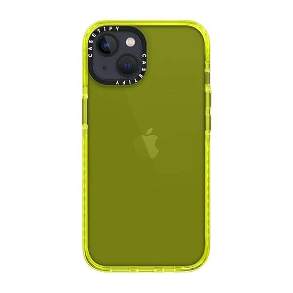 CASETiFY CASETiFY Impact iPhone 13 Case in Neon Yellow - Ultimate Protection & Style