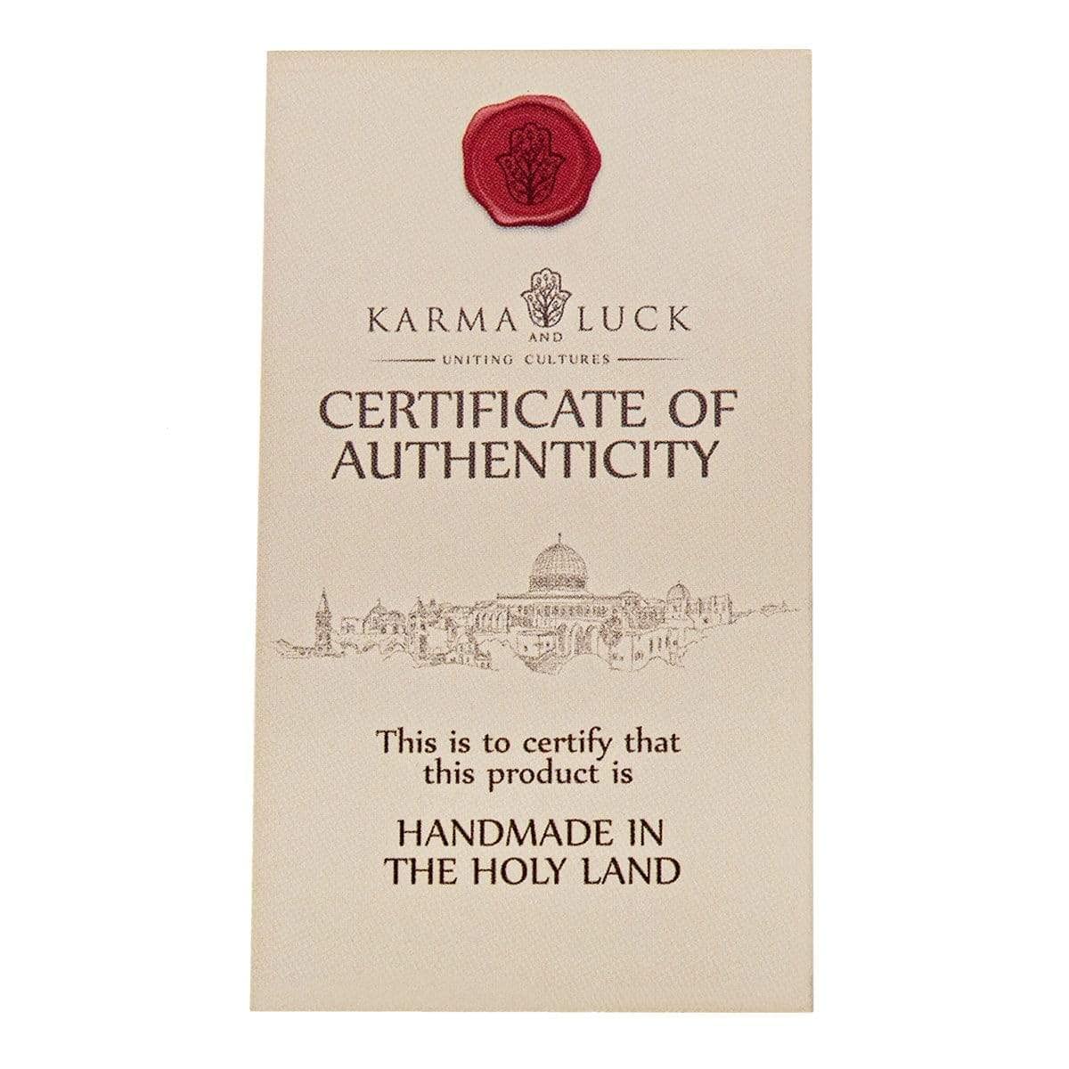 KARMA AND LUCK KARMA AND LUCK Ultimate Believer Multistone Healing Crystals Cross Holy Water Bible Symbols Protection Wooden Wall Blessing Plaque 11 Inch - View 8 of 8