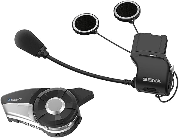 SENA Sena 20S EVO Motorcycle Bluetooth Headset: HD Speakers & Clear Communication in Black - View 5 of 9