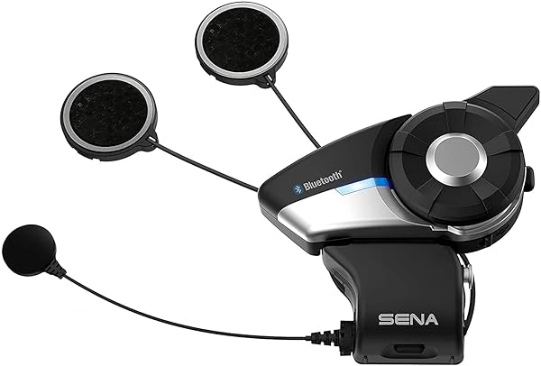 SENA Sena 20S EVO Motorcycle Bluetooth Headset: HD Speakers & Clear Communication in Black - View 6 of 9