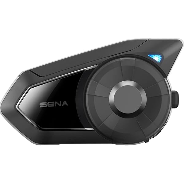 SENA Sena 30K Motorcycle Bluetooth Headset: HD Speakers, Mesh Communication, Black - Single Pack