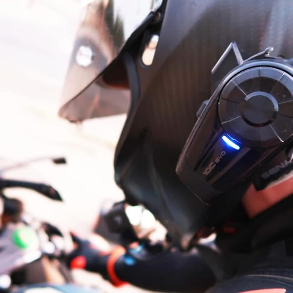 SENA Sena 10C EVO: HD Bluetooth Camera & Communication System for Motorcycles - Black - View 6 of 7