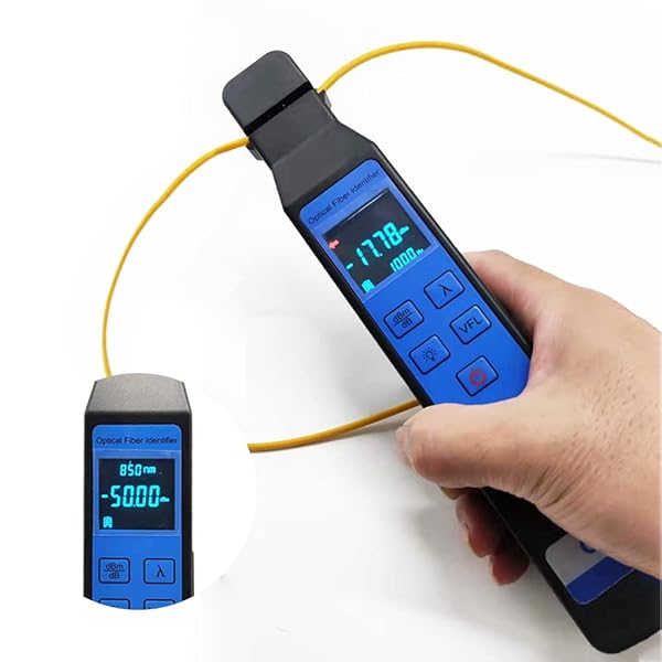 Buy D YEDEMC Live Optical Fiber Identifier YD-3309D: 800-1700nm, 10KM VFL & OPM Functions for FTTH Testing