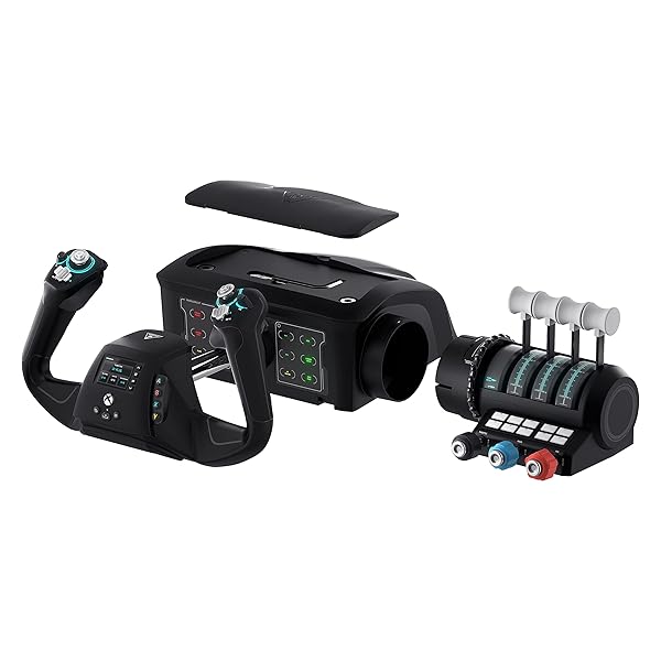 Turtle Beach Ultimate Turtle Beach VelocityOne Flight Control System for Xbox & PC - Yoke, Throttle, Trim & Rudder Controls - View 5 of 8