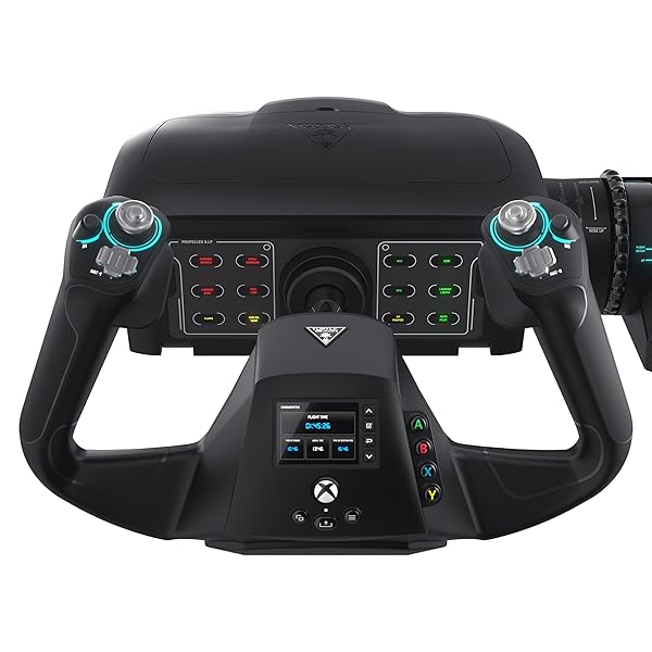 Turtle Beach Ultimate Turtle Beach VelocityOne Flight Control System for Xbox & PC - Yoke, Throttle, Trim & Rudder Controls - View 8 of 8