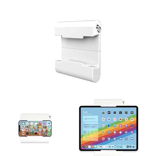 TFY "TFY Universal Self-Adhesive Wall Mount for Tablets & Smartphones (4.5-12.9") - Compatible with iPad Pro, Galaxy & More"