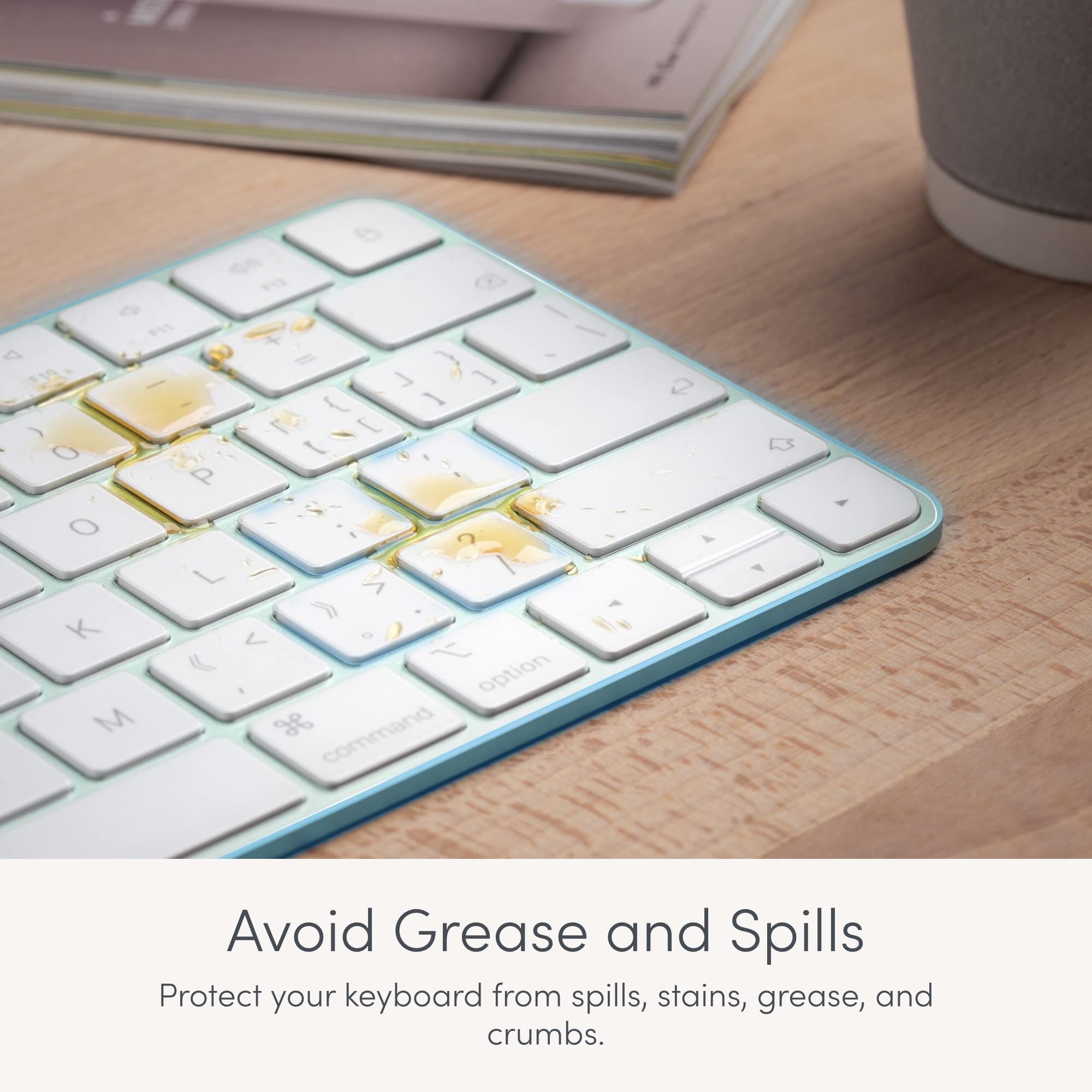 Moshi Moshi ClearGuard Keyboard Protector for Magic Keyboard 2021 Compatible with iMac 24 inch Thin Washable Reusable Non Toxic - View 6 of 7