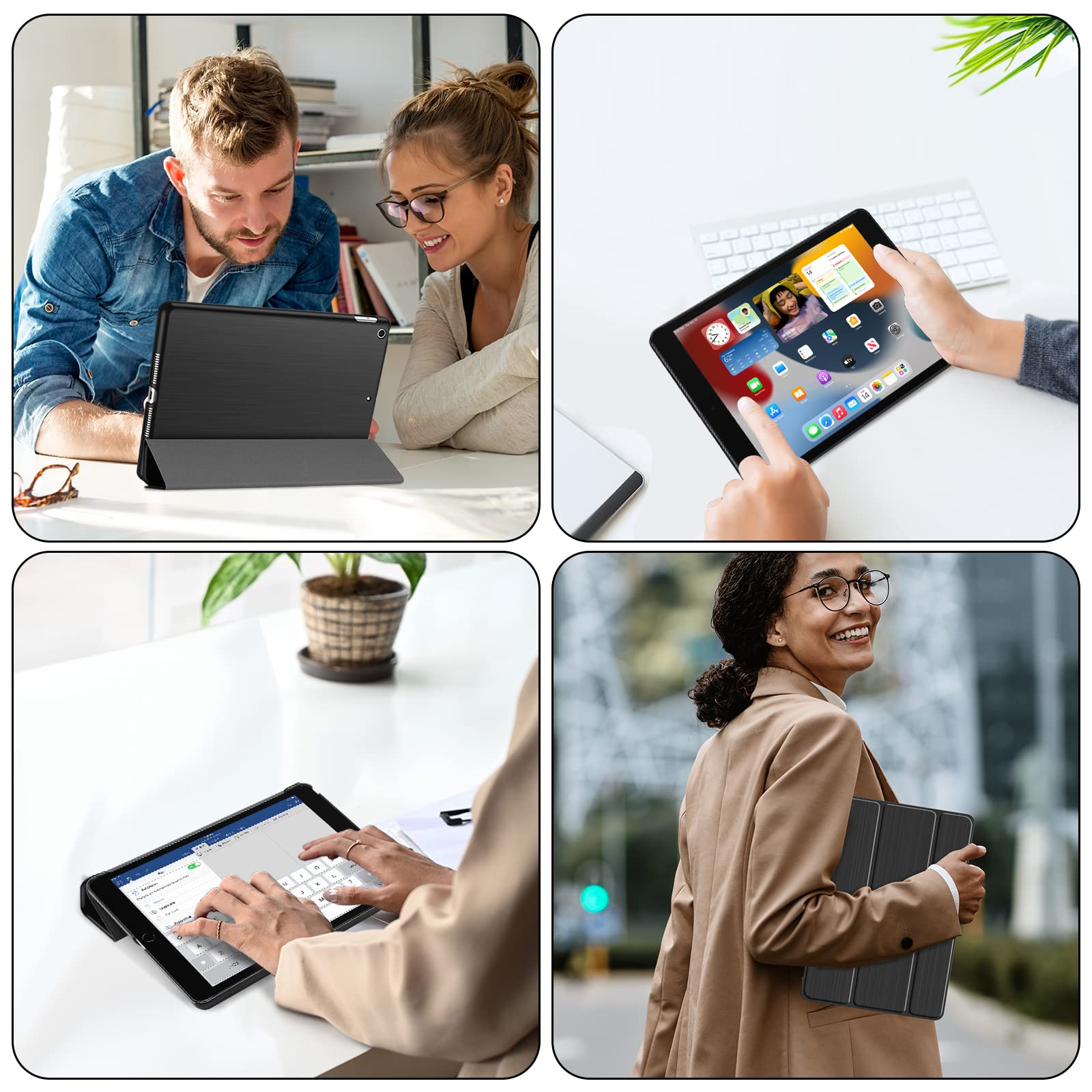 ProCase ProCase Smart Case for iPad 10.2 9th 8th 7th Generation Hard Back Protective Cover Grey - View 6 of 7