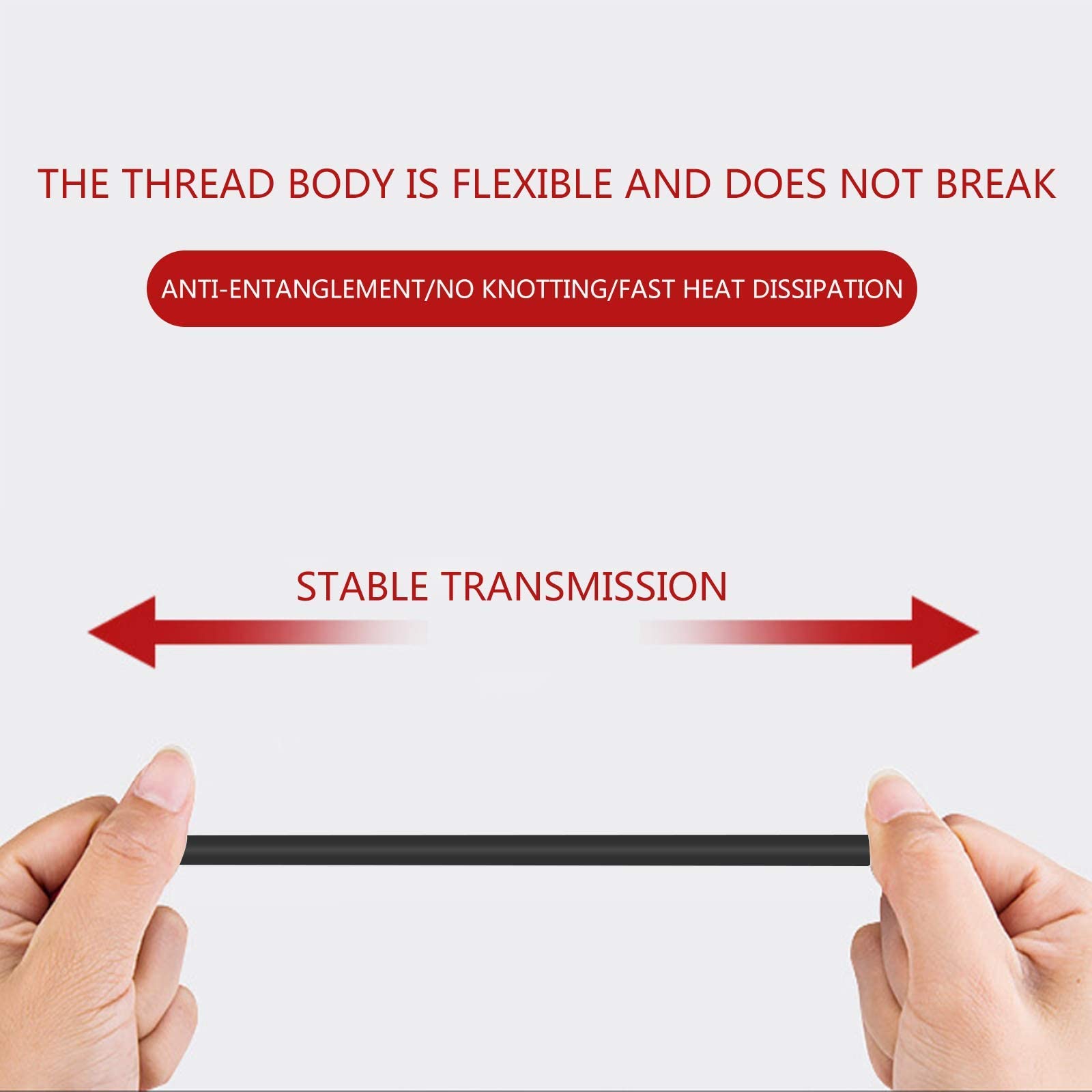 Sqrmekoko Sqrmekoko USB Type C Charging Cable 3.3ft Compatible with TOZO T12Pro T12 T9 NC9 W1 A1 Bluetooth Wireless Earbuds - View 8 of 8