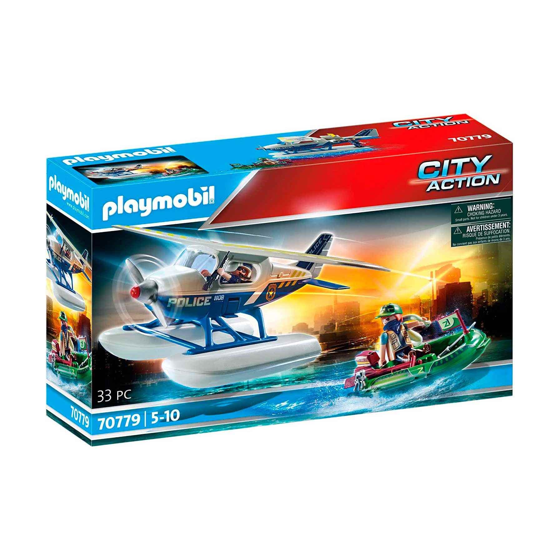 Playmobil Police Seaplane Toy for Kids Fun and Adventure in Water Play Activities