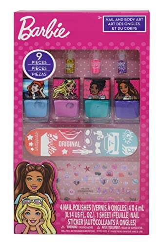 Barbie Barbie Townley 4pk Nail Polish Set with Accessories - Perfect Gift for Kids!