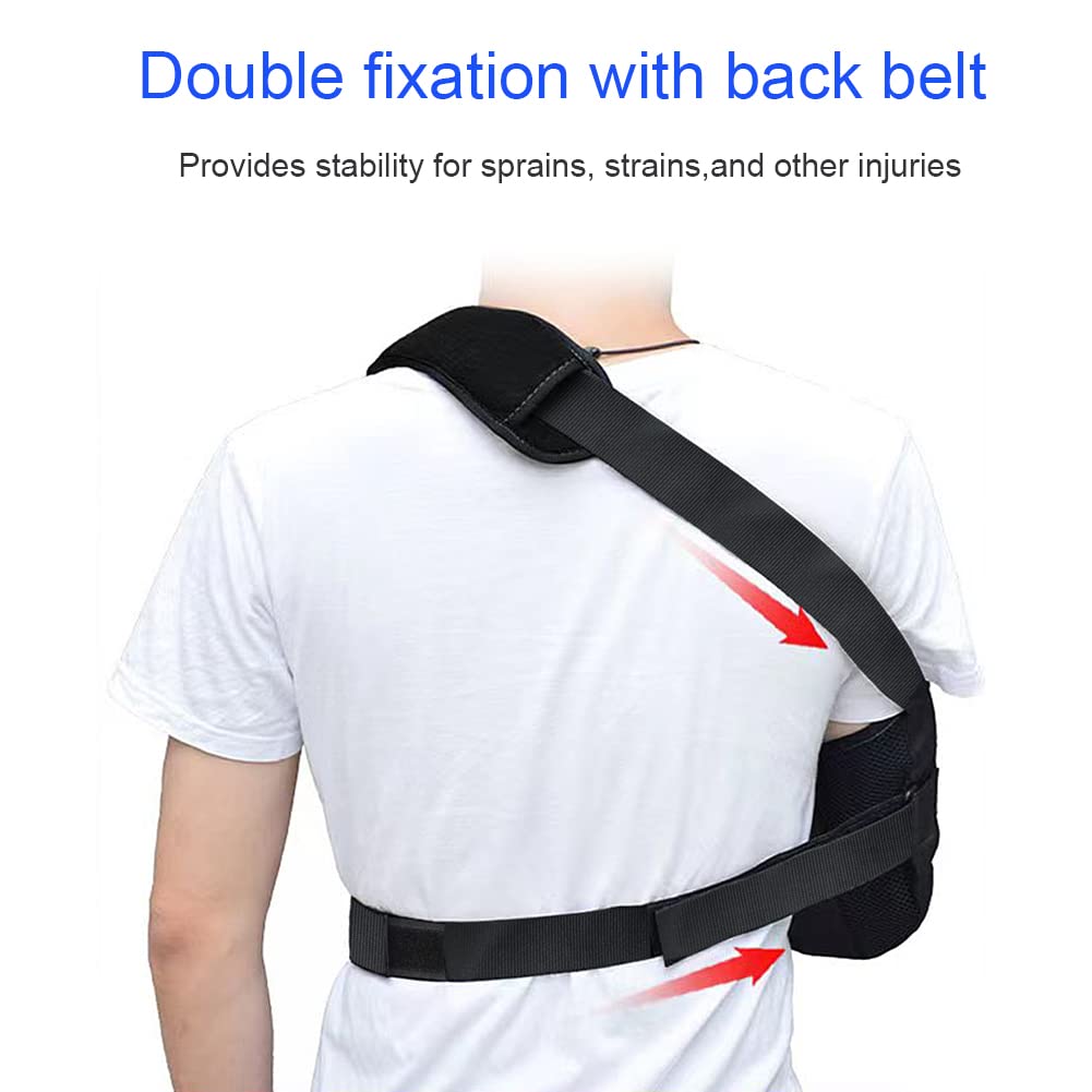 TODDOBRA TODDOBRA Arm Sling Shoulder Immobilizer Lightweight Support for Shoulder Elbow Wrist Injury Men Women Size M Left Right Arm - View 2 of 7